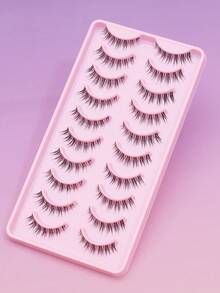 AYRMILLA 1/5/7 Cặp Mi Giả Tự Nhiên Mềm Mịn và Bông Lông Mi 3D Lông Mi Chồn Dài Mượt Mà, Thích Hợp Cho Các Cuộc Họp Công Sở Hàng Ngày, Mi Giả Tự Nhiên Thoải Mái Khi Đeo, Mi Giả Tay Dài, Dày Tự Nhiên - Mi tự nhiên - Xem 15