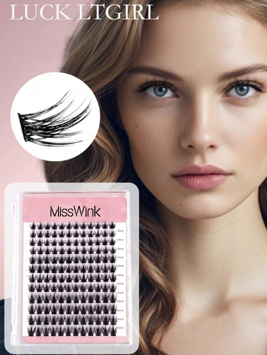 1 Box 12 Rows 144 Clusters C D Curly New Hot Melt Flare Lashes, For Party Makeup