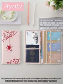 Ayotu Leopard & Spider Patterns Car Registration And Insurance Holder - Vehicle Glove Box Organizer, Car And Truck Accessory Box, Suitable For Storing Important Documents, Driver's Licenses, Passports, Cards, Auto Parts, And Other Accessories. This Unisex Box Is An Ideal Gift For Car, Truck, Motorcycle, And Trailer Owners, And Also Makes A Great Christmas, Birthday, Or New Year Gift