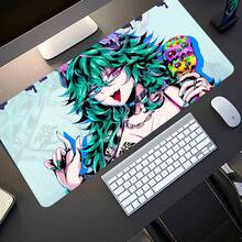 1pc Large Gaming Mouse Pad With Cute Anime Girl Design - Non-Slip Rubber Base, Washable Surface, Long Desk PC, Office, Gaming Setup - Gamers & Anime Fans (Large Computer), Office Workspace, Playful Aesthetic, Smooth Texture, Extended Mousepad, Office Workers, Mouse Pad, Desk, Mouse Pad Desk, Cool Boy, Pink Girl Gaming Setup, Mouse Pad Women Desk Special Offer, Large Mouse Pad Women, Women'S Mouse Pad, Gaming Mouse Pad, Gaming - 15.75*31.5英寸 - 查看 6