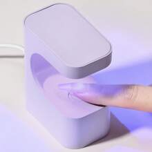 Mini UV Light For Gel Nails, Rechargeable LED Nail Lamp With 2 Timers, Cordless Portable UV Light For Fast Curing - Mauve Purple - View 8