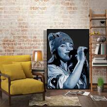 1pc Vintage Art Movie Poster, Unframed Canvas Poster, Canvas Printed Art, Wall Decor Painting, Ideal Gift For Living Room, Bedroom, Bathroom, Bar Wall Decoration, Autumn Decor - Multicolor - View 3