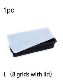 1个大号硅胶冰格模具，4/6/8/15格可选，带可拆卸盖子。这款可重复使用的冰格模具非常适合冷冻冰块，是厨房和公寓的必备工具，尤其适合圣诞派对。大格纹硅胶冰格模具，方形冰块，DIY冰冻饮品模具，易于脱模，适合家庭和酒吧使用。 - 彩色 - 查看 14