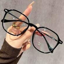 1pc Women's Round Glasses, Fashion & Versatile For Everyday Wear
