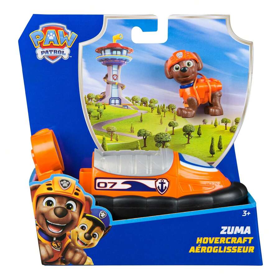 Spin Master Paw Patrol 汪汪队立大功 Skye 的直升机玩具车,附赠收藏人偶,儿童玩具,适合 3 岁及以上男孩女孩 - ZUMA - 查看 1