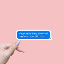 Heated Rivalry Never In Life Have I Blushed Text Hollanov Vinyl Decal Sticker | Vinyl Material, Applicable On Car Bumpers, Windows, Laptops, Phone Cases, Helmets - Multicolor - View 9