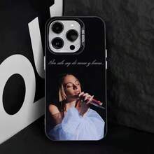 Funda de Teléfono T-Tini S-Stoessel Singer para 17,16,15,14,13,12,11,Pro,Max,Plus, IMD Negro Mate - Z6 - Ver 2