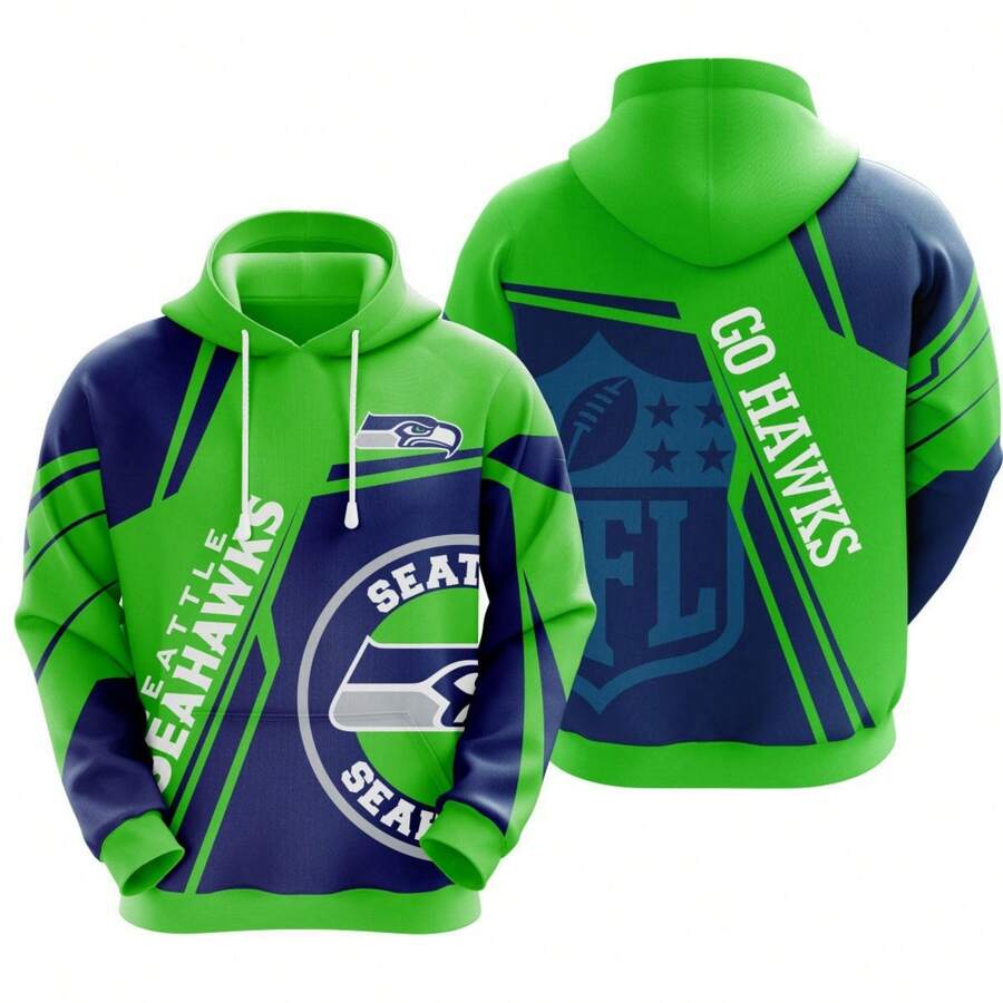 SEATT-LE SEAHAWK-S Ready To Ship Latest American Football Wear Men's Autumn And Winter Hoodies 10 - Màu sắc hỗn hợp - Xem 1