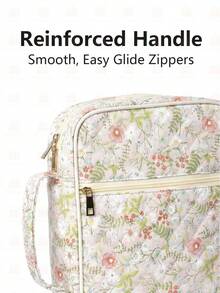 Bible Cover For Women, Large Quilted Case With Handle, Durable Bag And Carrying Case For Girls, Study Supplies Accessories, Christian Gift For Women, Bible Cover Soft Zippered Carrying Case For Men Women Church Bag Book Holder Religious Gift - 彩色 - 查看 5