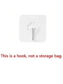 1pc Hanging Mesh Storage Bag, Polyester Breathable Washable Laundry Organizer Bag, Wall-Mounted Underwear & Socks Sorting Bag, Bathroom Storage Bag, Dorm Essential Clothing Organizer Bag, School Hanging Wardrobe Storage Bag, Bathroom Small Tool, Bedroom Home Kitchen Storage Bag - Multicolor - View 13