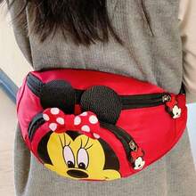 Red Mouse Waist Bag - Fashionable Women's Waist Bag - Adjustable Waist Strap With Multiple Compartments - Classic Cartoon Design - Essential Accessory For Daily Commute And Travel - Multicolor - View 4