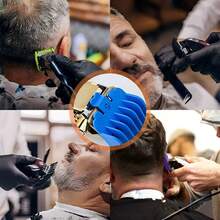 10Pcs/Bag Hair Clipper Limit Comb Guide Limit Comb Trimmer Guards Attachment 3-25mm Universal Colorful - Multicolor - View 8