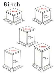 1pc Transparent Cake Box With Random Printed Ribbon - Made Of PET Material, Square/Rectangular Design, Reusable Cake, Pastry, Chocolate, Cookie, Pie Gift Packaging Suitable For Birthday, Wedding, Valentine's Day, Mother's Day, Easter And Other Occasions, Can Also Be Used As A Gift Box - Clear - View 36