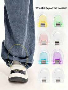 12-1 Pc Pants Leg Anti-Drag Clip, Invisible Pants Leg Shortening Clip, Anti-Slip Pants Leg Clip, Seamless Invisible Pants Leg Buckle, Anti-Drag Pants Leg Fixing Device, Pants Leg Fixing Clip, Ideal For Fixing Clothing, Suitable For Various Pants, Cuffs, Hems, And Leg Shortening Clips, Makes A Great Gift For Friends - Multicolor - View 7