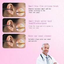 Q-Grips Ear Wax Removal-Spiral Ear Wax Removal Tool 6PCS Reusable Earwax Removal Kit  Ear Cleaner Soft Silicone Double Sided Head Ear Wax Removal Kits For Olders Adult#XSD444 - 如圖 - 查看 5