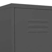 vidaXL Armadio a cassetti Antracite 35x46x180 cm Acciaio - Grigio - Visualizzare 7