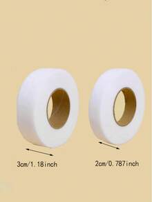 1 Roll 65m Non-Woven Fusible Tape, DIY Double-Sided Adhesive Fabric Tape, Pants Waistband Shortening Sticky Tape, Suitable For Clothing Accessories - White - View 13