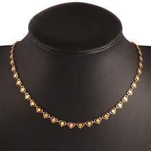 1Meters Stainless Steel Chain Heart Chain DIY Jewelry For Necklaces Bracelet Anklet Jewelry Making Accessories