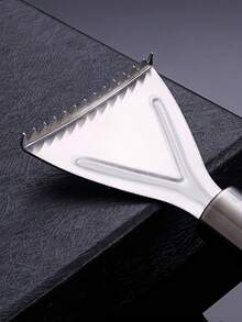 Stainless Steel Manual Fish Scale Remover. Durable And Rust-Resistant. Easy And Effortless Operation. Unsharpened Design For Safety. Multipurpose Kitchen Fish Scale Scraper. Powerful Fish Scale Removal Tool. Manual Scale Removal Knife. Fish Scale Cleaner. Seafood Processing Tool. Kitchen Gadget.