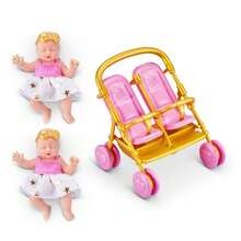 5pcs Surprise Mini Baby Series 2, Collectible Mystery Capsule, Girls Toys, Realistic Mini Babies, Game Set And Accessories (Random Style) - Multicolor - View 3