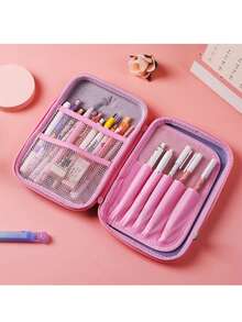 1pc Unicorn Pencil Case, Large Capacity, 3D EVA Material, Stationery Storage Box, New Colorful Pencil Case For Students, Cartoon Pencil Box,Bag - Multicolor - View 5