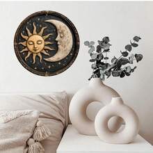 1pc Vintage Sun And Moon Metal Sign - 8x8 Inches, Wiccan And Gothic Decor, Suitable For Home, Door, Garden, Man Cave, Great For Wreath Center Decoration And Unique Gift - Metal Wall Art, Tin Signs, Vintage Metal Signs, Retro Wall Decor, Rustic Metal Art, Cool Metal Signs, Man Cave Decor, Garage Signs, Classic Metal Art, Unique Wall Art - Nhiều màu - Xem 6