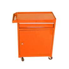 5-Drawer Tool Box, With Wheels And Rolling Options, Removable Top And Adjustable Shelves, Garage Tool Box (Orange) - Orange - View 4