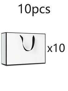 Grands sacs cadeaux avec poignées (sets de 1/4/8 pièces), sacs shopping en kraft, convenant pour les mariages, anniversaires, rentrée scolaire, remises de diplômes, Saint-Valentin, Noël, anniversaires et emballage cadeau