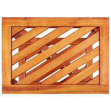 vidaXL Table d'appoint Bois d'acacia massive 45 x 33 x 45 cm - Castano - Visualizzare 4