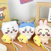 Chi-Ka-Wa Plush Doll Pendant Star Hugging Series Hachiware USAGI Cute Cartoon Keychain Hanging Keychain Plush Doll Accessories Toys - chkaw - 查看 6