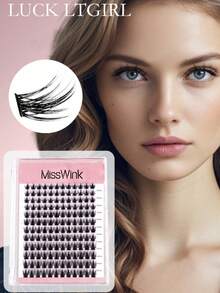1 Box 12 Rows 144 Clusters C D Curly New Hot Melt Flare Lashes, For Party Makeup