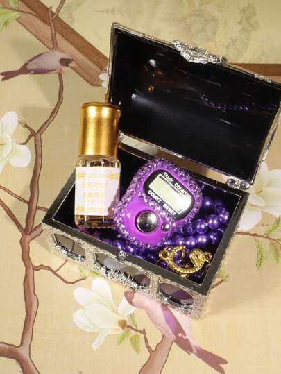 1个全新计数器，适用于斋月、圣诞节、万圣节等节日，电子手动按钮计数器，迷你便携环形计数器，拇指按压式计数器，适合学习、运动和其他计数活动