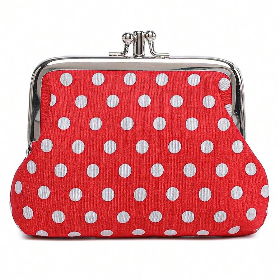 Cute Floral Buckle Coin Purses Vintage Pouch Kiss-Lock Change Purse Wallets… - 28 - View 1