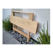 Mesa Plegable Grande De Madera Café