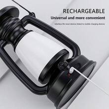 1/2/3PCS Portable Retro Lantern With Infinitely Adjustable Dimming Knob, Warm Color Temperature For Sunrise And Sunset, Suitable For Outdoor Camping, Home Decoration, And Creating An Atmosphere Lighting Effect. - Multicolor - View 6