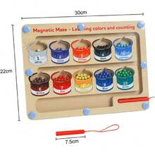 Laberinto Mágicoi con Juguetes Didácticos para Niños, Juguetes didacticos para Bebes,37853377 - Dorado - Ver 2