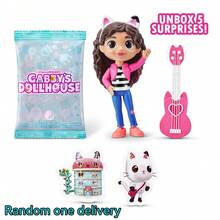 ZURU 5 Surprise Gabby's Dollhouse , Toy Figures, Collectible, Mystery Capsule, Toy For Girls Ages 3 And Up, Gabby Girl, Pandy Paws, Baby Box & Mercat Toy Figures, Girls & Boys 3+(Random Style) - Multicolor - View 6