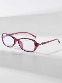 1 Stück Damen Plastik Rund Klassisch Elegant Klare Brille für den Alltag, Fernsehen, Spielen, Handy, Büro, Lesen, Accessoire - Übersicht 3