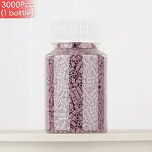 3000+ Pcs 2.6mm, Isi Ulang Manik-Manik Fuse Seri E Warna Pink, Isi Ulang Seri Multi-Warna, Hadiah Ulang Tahun, Wisuda, Kembali ke Sekolah, Hari Valentine, Pesta Natal, Set Isi Ulang Manik-Manik Fuse Multi-Warna - Manik-manik puzzle 2,6mm - View 10