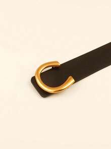 1pc Elegant Vintage Versatile Ladies Wide Belt To Pair With Dresses And Suits Summer, School Fall, Autumn, Halloween - Vàng - Xem 3