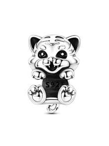 镀银吊坠 红桃Q和黑桃K 银兔鱼骨图尺子书指南针3合1 小老虎金蝴蝶高跟鞋 小红帽十字架 爱心 母女共舞系列串珠吊坠 适配原创手链串珠项链 DIY女式首饰 - 彩色 - 查看 18