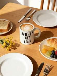 泡泡拥抱咖啡杯 - 女同性恋、跨性别者、同性恋、双性恋、彩虹骄傲、酷儿 11盎司 白色，适合送给家人、姐妹、闺蜜、爱人、女朋友 - 彩色 - 查看 4