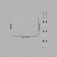 1 Set Of Transparent Weekly/Monthly Planner Message Board (Comes With 6 Magnetic Whiteboard Markers), Magnetic Acrylic Calendar & Memo Writing Board, Reusable Refrigerator Sticker - Multicolor - View 12