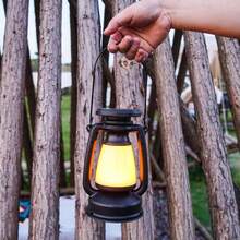 1/2/3PCS Portable Retro Lantern With Infinitely Adjustable Dimming Knob, Warm Color Temperature For Sunrise And Sunset, Suitable For Outdoor Camping, Home Decoration, And Creating An Atmosphere Lighting Effect. - Multicolor - View 10
