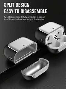 适用于 Pro 的高级电镀银色皮革保护套，苹果无线蓝牙耳机保护套， Pro 第二代、新款 第三代、 第四代（2024 年款），柔软舒适。 - 彩色 - 查看 6