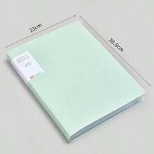 A4 30-Page Clear PP Multi-Layer Insert File Folder, Student Test Paper Organizer, Office Contract & Document Holder