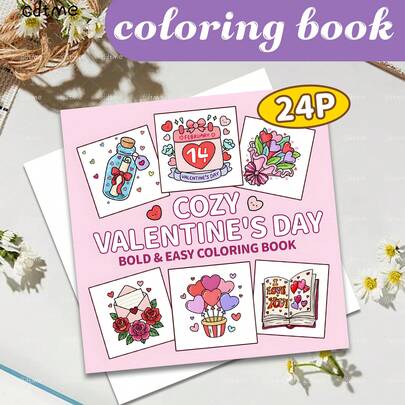 GDTME Un libro da colorare completamente nuovo, adatto per varie occasioni come San Valentino, Capodanno, compleanni, inizio scuola, Ramadan e altro ancora. Può essere regalato a famiglia, amici, cari e adolescenti. La copertina ha una lucentezza madreperlata, le pagine sono spesse e le dimensioni sono 20 x 20 cm.