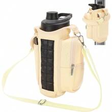 mhjGugxiom Bolsa magnética para Gimnasio Funda Magnética para Botella de Agua con Bolsillo para el móvil y Bandolera para Fitness Viajes Escuelasleeping Bags - como en la foto - Ver 8