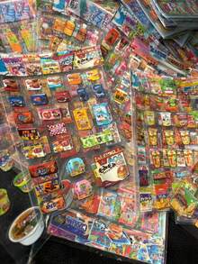 10pcs/Pack Waterproof Cartoon Stickers, Suitable For Phone, PET Material, Scrapbooking, Diary, Stationery, Cute Shiny Sealing Stickers - Multicolor - View 6