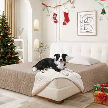 YSTYLE Waterproof Dog Blanket, Non-Slip Soft Pet Bed Cover, Couch Cover For Dogs Washable, Protects Sofa, Furniture, Crate, Car, Tear Resistant Leakproof Pet Blanket - Màu Khaki - Xem 5